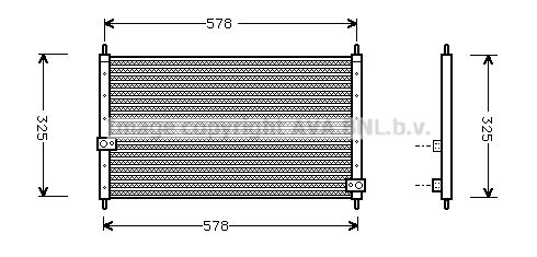 AVA QUALITY COOLING Конденсатор, кондиционер HD5062